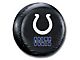 Indianapolis Colts NFL Spare Tire Cover; Black (66-18 Jeep CJ5, CJ7, Wrangler YJ, TJ & JK)