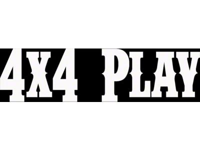 SEC10 4x4 Play Decal
