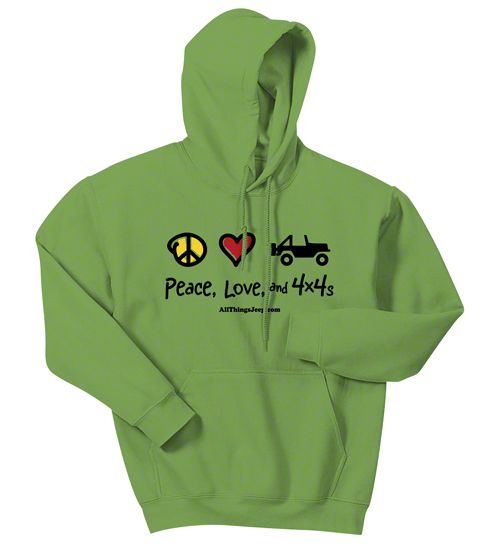 green jeep hoodie