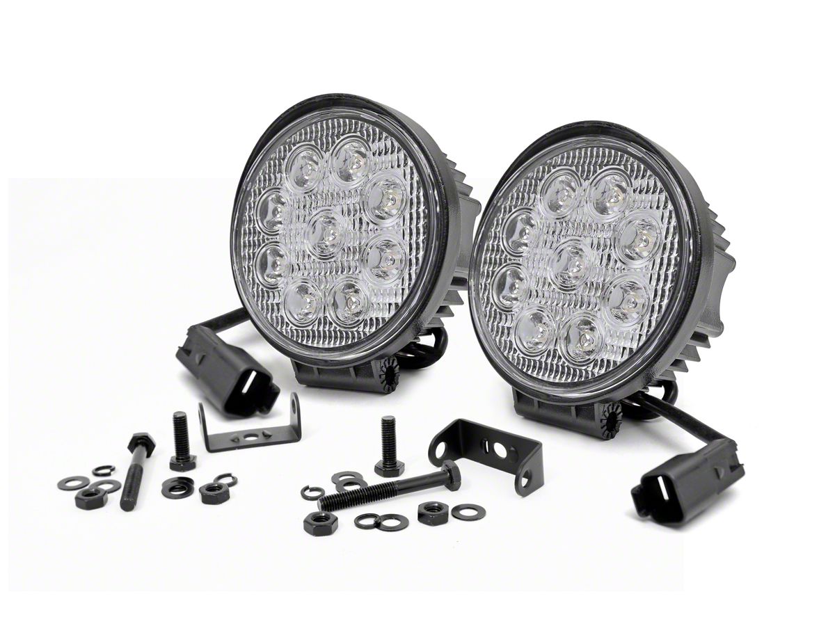 Rough Country Jeep 4-Inch LED Lights; Spot Beam 70804 (Universal; Some Adaptation May Be - Free Shipping