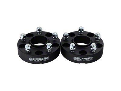 Supreme Suspensions 1.50-Inch Pro Billet Hub and Wheel Centric Wheel Spacers; Set of Two (87-06 Jeep Wrangler YJ & TJ)