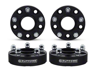 Supreme Suspensions 2-Inch Pro Billet Hub and Wheel Centric Wheel Spacers; Set of Four (07-18 Jeep Wrangler JK)
