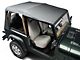 RedRock Replacement Soft Top with Tinted Windows and Upper Door Skins; Black Diamond (87-95 Jeep Wrangler YJ)