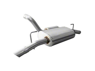 Corsa Performance Touring Axle-Back Exhaust with Polished Turn Down Tips (18-24 3.6L Jeep Wrangler JL)