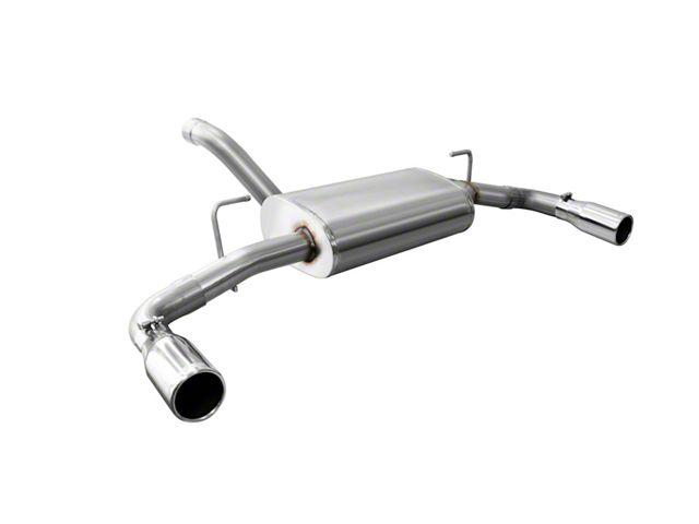 Corsa Performance Touring Axle-Back Exhaust with Polished Tips (18-24 3.6L Jeep Wrangler JL)
