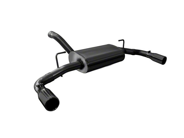 Corsa Performance Sport Axle-Back Exhaust with Black Tips (18-24 3.6L Jeep Wrangler JL)