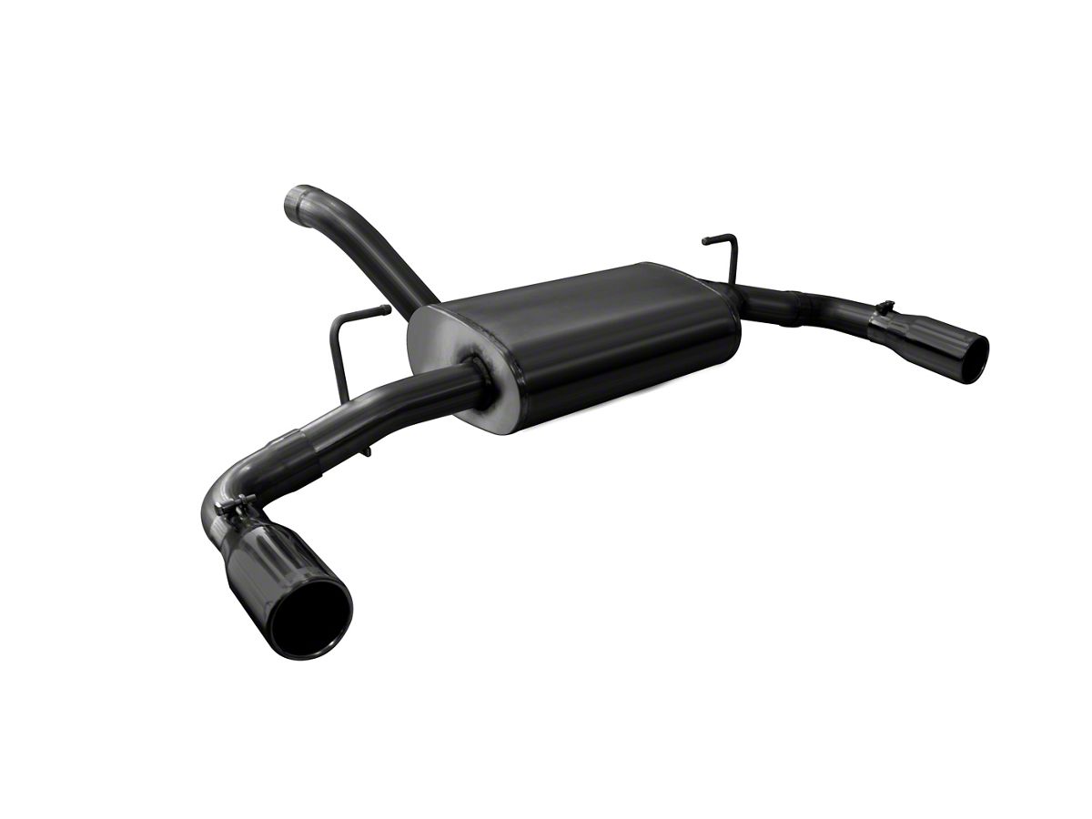 Corsa Performance Jeep Wrangler Touring Axle-Back Exhaust with Black Tips  21016BLK (18-23  Jeep Wrangler JL) - Free Shipping