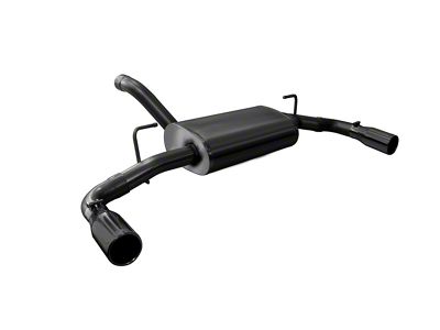 Corsa Performance Touring Axle-Back Exhaust with Black Tips (18-24 3.6L Jeep Wrangler JL)