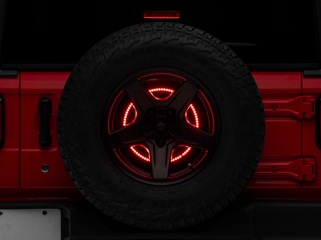 LED for 2018 Jeep Wrangler JL/JLU Rugged Ridge 11585.06 Third Brake Light Ring