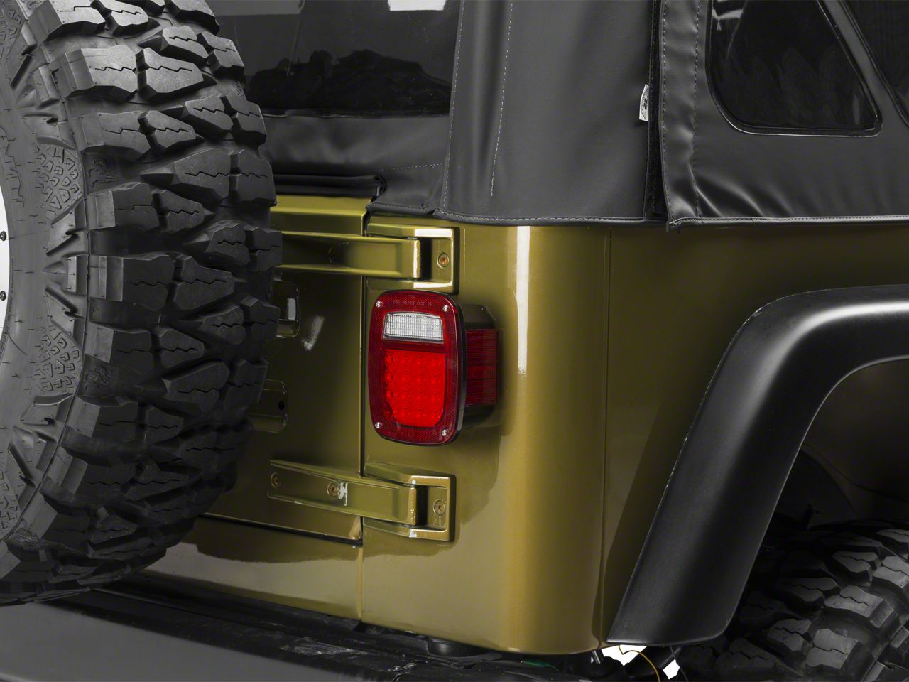 Rugged Ridge Jeep Wrangler LED Tail Light; Passenger Side  (76-06  Jeep CJ5, CJ7, Wrangler YJ & TJ)