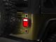 Rugged Ridge LED Tail Light; Black Housing; Red/Clear Lens; Passenger Side (76-06 Jeep CJ5, CJ7, Wrangler YJ & TJ)