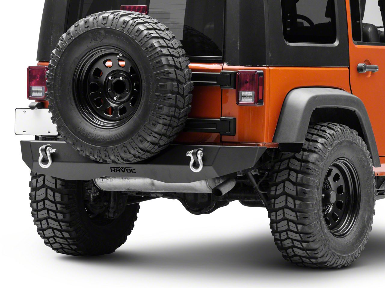 Havoc Offroad Jeep Wrangler GEN 2 Aftershock Rear Bumper without Light ...