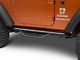 Havoc Offroad HS2 Hoop Side Step Bars; Textured Black (07-18 Jeep Wrangler JK 2-Door)