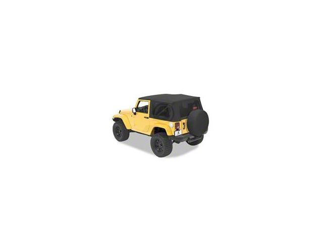 Bestop Trektop Pro Hybrid Soft Top; Red Twill (07-18 Jeep Wrangler JK 2-Door)