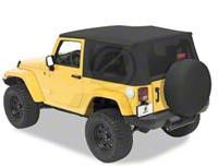 Bestop Jeep Wrangler Trektop Pro Hybrid Soft Top; Tan Twill 54863-71 ...