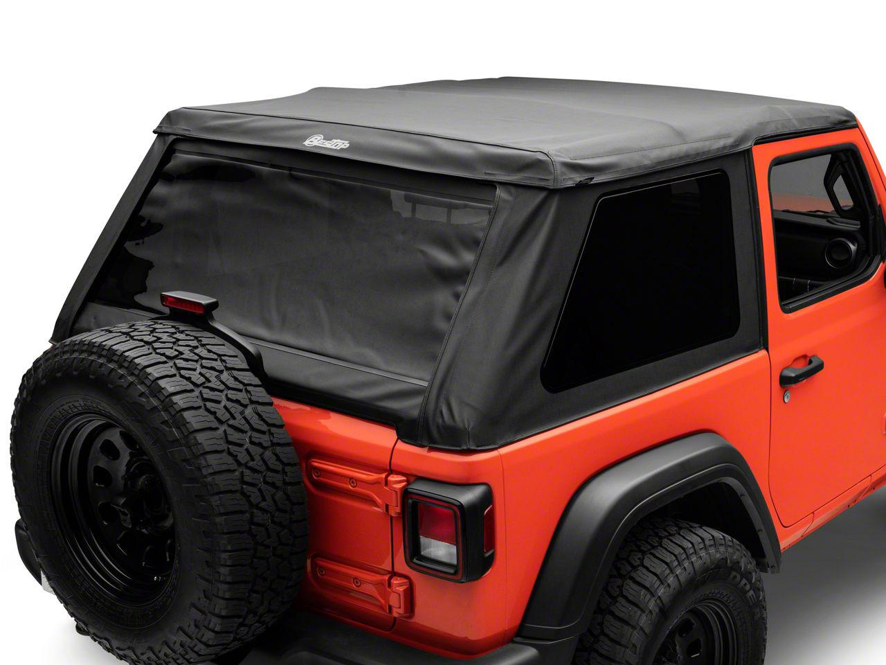 Bestop Jeep Wrangler Trektop NX Soft Top; Black Diamond 56862-35 (18-23 Jeep  Wrangler JL 2-Door) Free Shipping