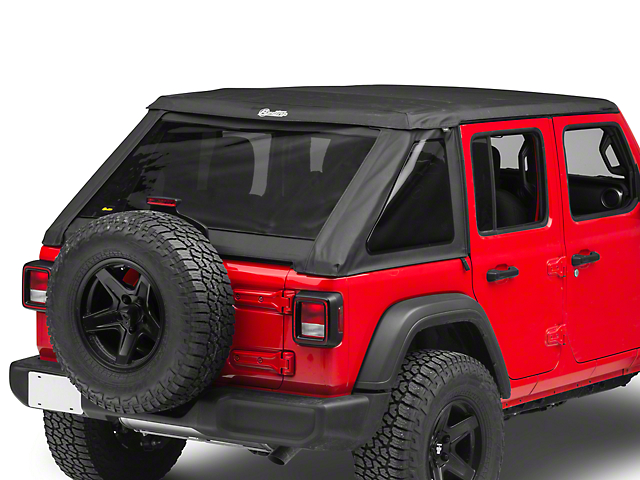 Bestop Trektop NX Soft Top; Black Diamond (18-23 Jeep Wrangler JL 4-Door)