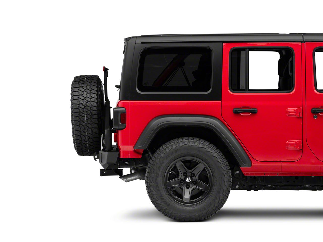 Barricade Jeep Wrangler HD Rear Bumper with Tire Carrier J130703-JL (18-23  Jeep Wrangler JL) Free Shipping