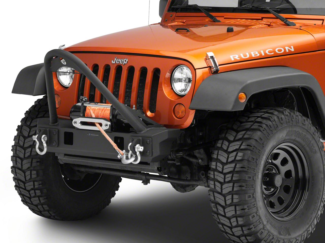 Hammerhead Jeep Wrangler Minimalist Stubby Stinger Front Bumper with
