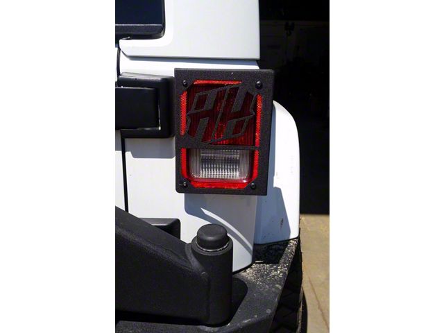 Hammerhead Tail Light Covers with HH Logo (07-18 Jeep Wrangler JK)