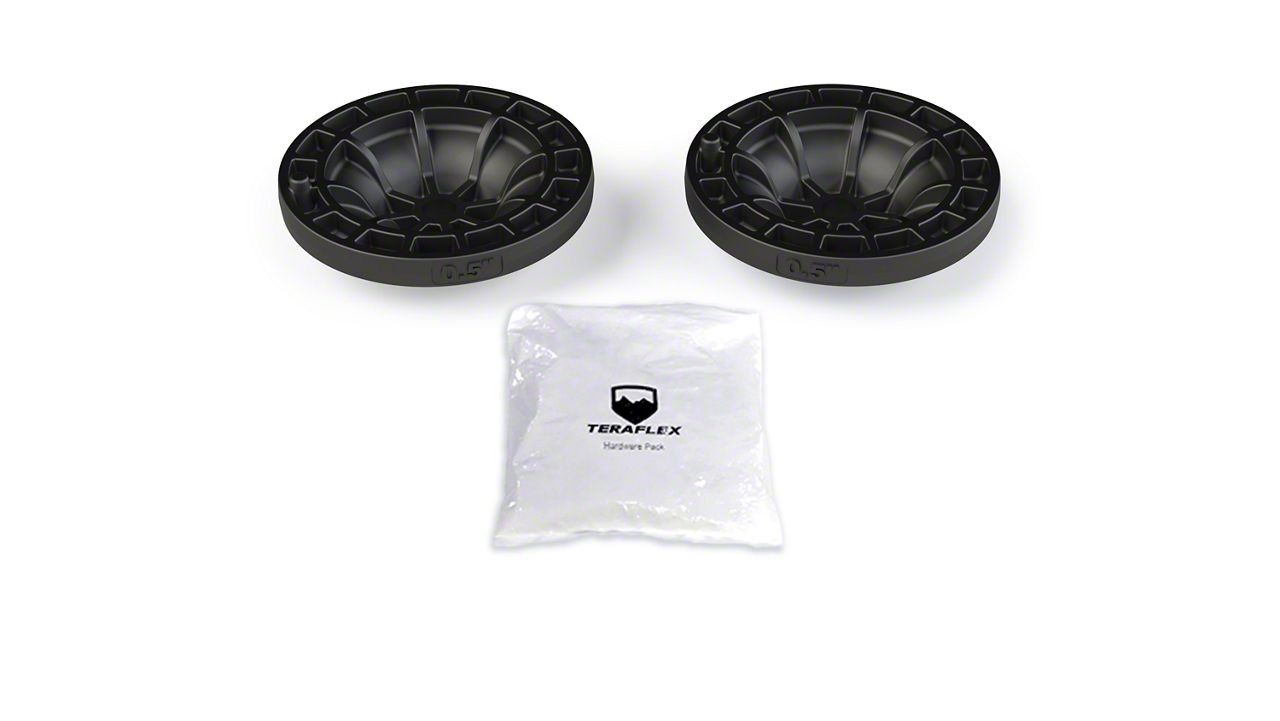 Teraflex Jeep Wrangler 1 2 Inch Rear Spacer Load Leveling Kit 18 21 Jeep Wrangler Jl