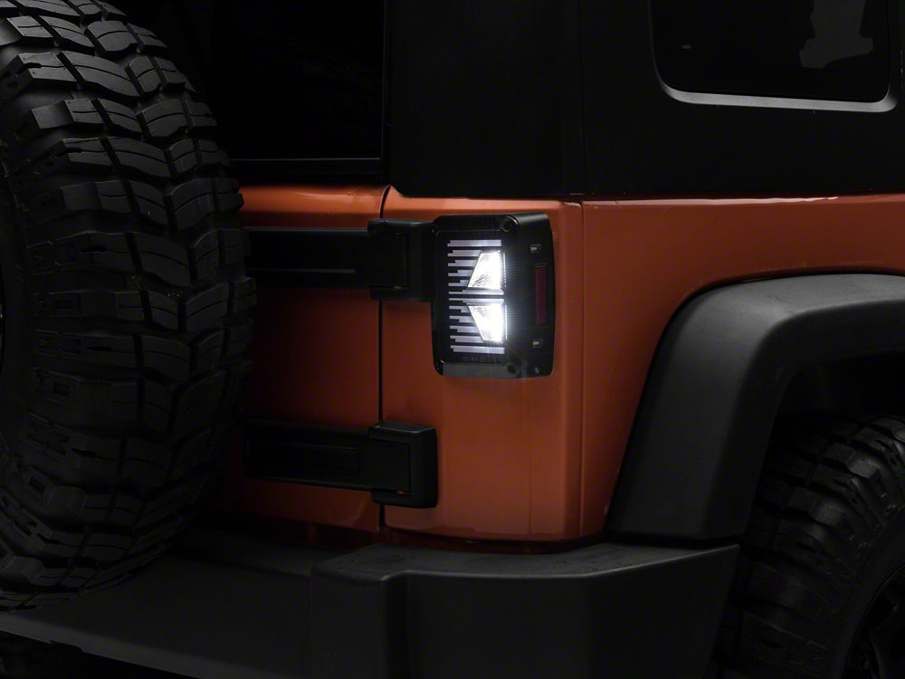 Raxiom Axial Series Vision LED Tail Lights; Black Housing Raxiom Axial Series Vision LED Tail Lights; Black Housing