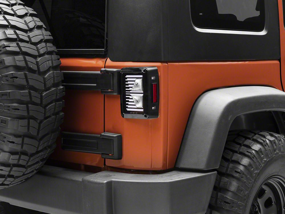 Raxiom Axial Series Vision LED Tail Lights; Black Housing Raxiom Axial Series Vision LED Tail Lights; Black Housing