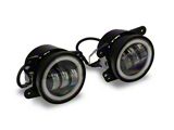 Raxiom Axial Series Halo LED Fog Lights; Amber (07-26 Jeep Wrangler JK & JL)