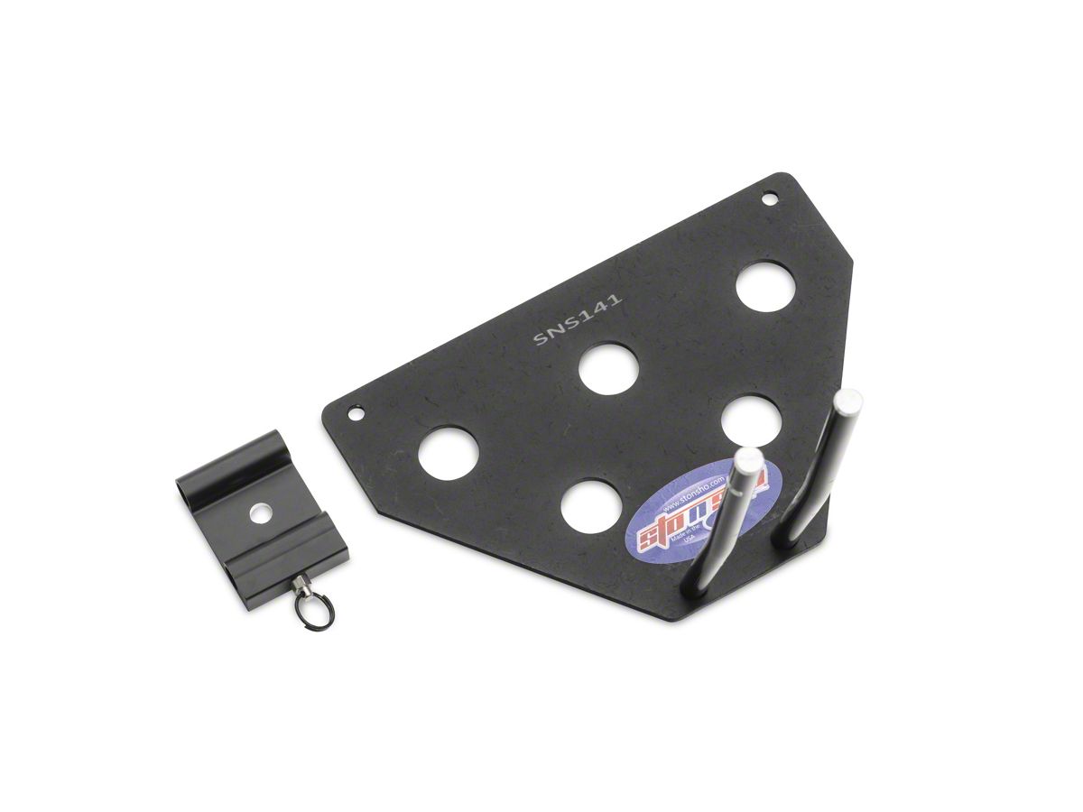 2008-2014 Jeep Wrangler STO-N-SHO Take Off Removable Front License Plate Bracket