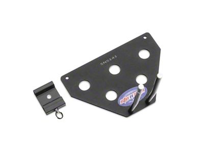 Sto N Sho Detachable Front License Plate Bracket for Metal Bumpers (20-23 Jeep Gladiator JT Launch Edition, Mojave, Rubicon)