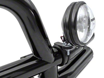 Rugged Ridge Off-Road Light Mounting Bracket for 3-Inch Tubular Bars (Universal; Some Adaptation May Be Required)