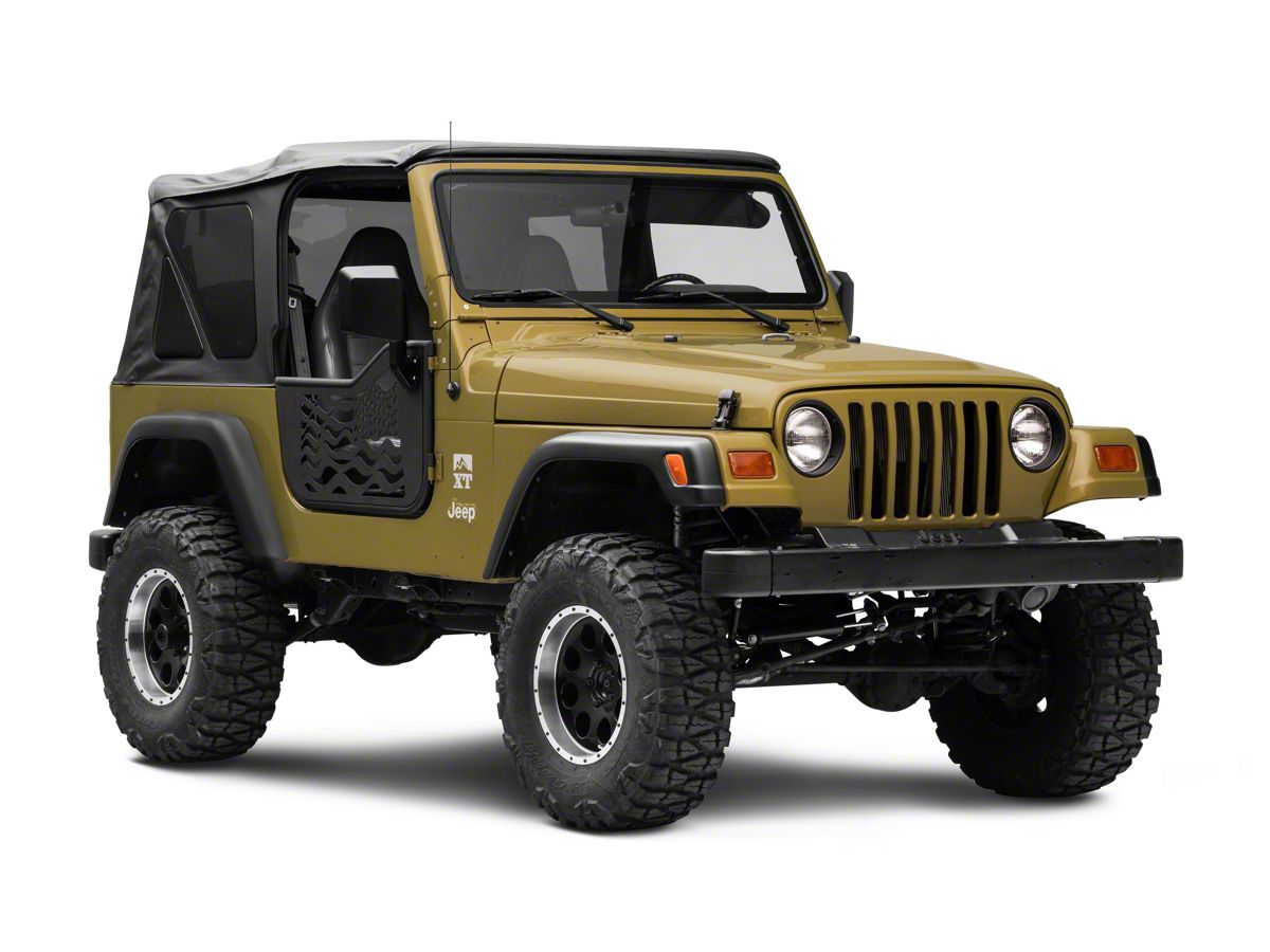 RedRock Jeep Wrangler Old Glory Doors with Mirrors J130908 (97-06 Jeep  Wrangler TJ) - Free Shipping