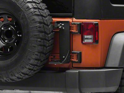 Partol High Lift Jack Mount Off-Road Tailgate Jack Mounting Bracket Kit for 2007-2017 Jeep Wrangler JK 