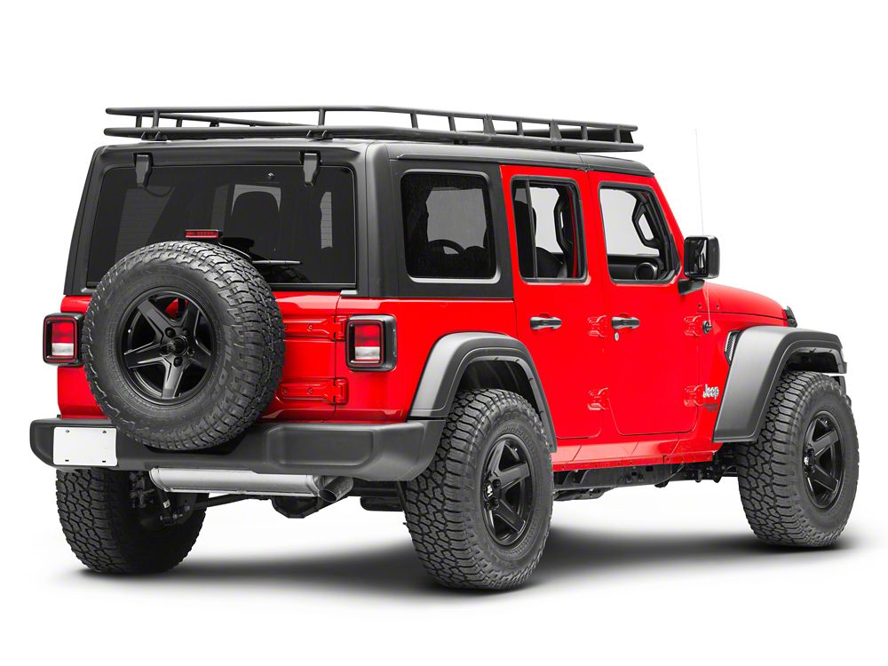 RedRock Full Length Roof Rack (18-24 Jeep Wrangler JL 4-Door)