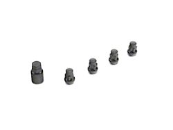 Locks with Key for Black Acorn Lug Nuts; 1/2-Inch x 20 (76-18 Jeep CJ5, CJ7, Wrangler YJ, TJ & JK)