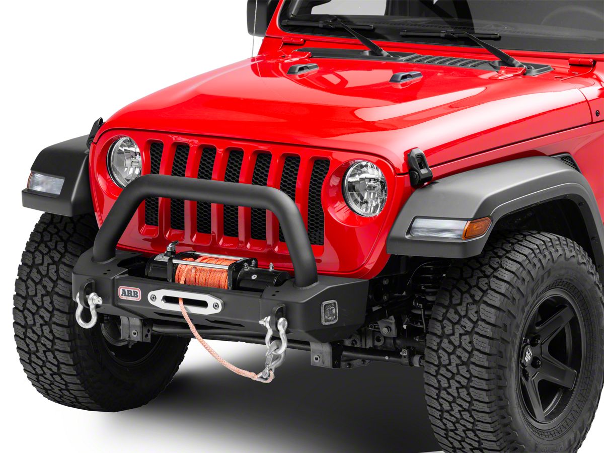 ARB Jeep Wrangler Classic Stubby Front Bumper 3450450 (18-23 Jeep Wrangler  JL) - Free Shipping