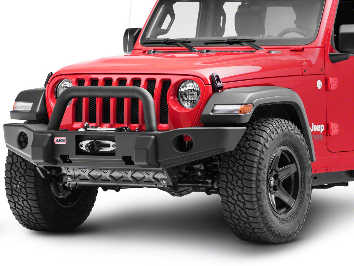 ARB Jeep Wrangler Classic Deluxe Front Bumper 3450440 (18-23 Jeep Wrangler  JL) - Free Shipping