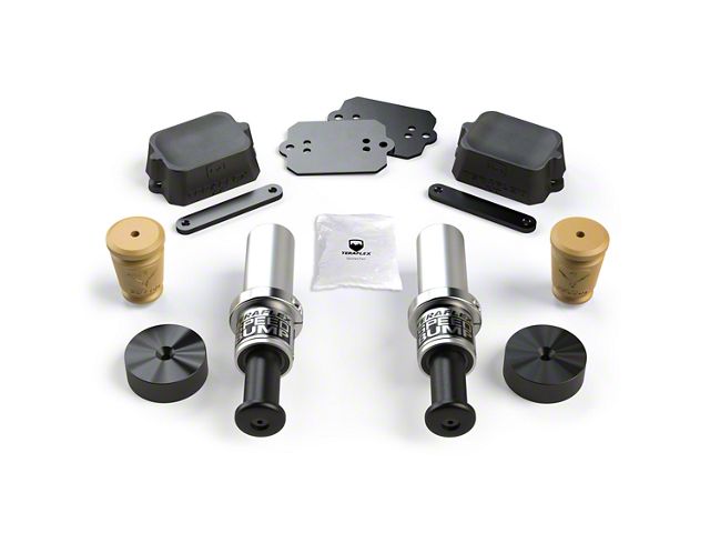 Teraflex 3-Inch Stroke SpeedBump and Progressive Front and Rear Bump Stop Kit for 0 to 4.50-Inch Lift (18-24 Jeep Wrangler JL)