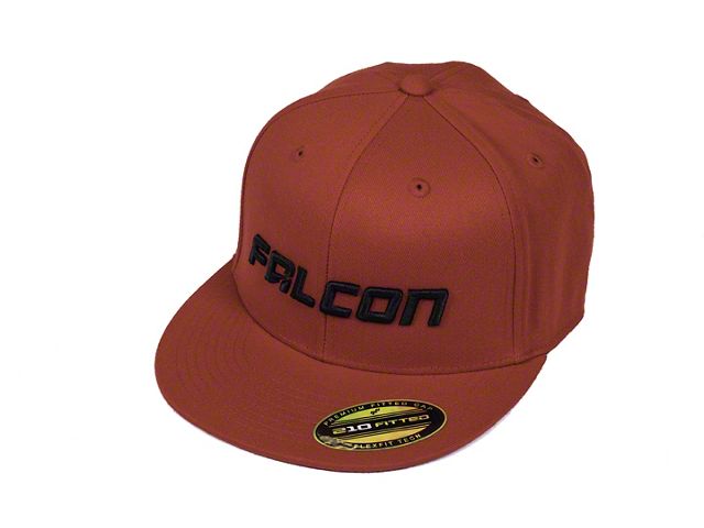 Falcon Shocks Premium FlexFit Flat Visor Hat; Red
