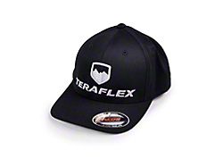 Teraflex Premium FlexFit Hat; Black