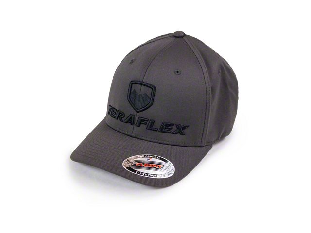 Teraflex Premium FlexFit Hat; Dark Gray