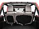 Covercraft Seat Saver Polycotton Custom Second Row Seat Cover; Gray (18-24 Jeep Wrangler JL 4-Door w/o Fold Down Armrest, Excluding 4xe)
