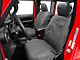 Covercraft Seat Saver Polycotton Custom Front Row Seat Covers; Charcoal (18-24 Jeep Wrangler JL 4-Door)