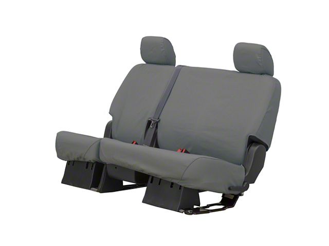 Covercraft Seat Saver Polycotton Custom Second Row Seat Cover; Gray (11-18 Jeep Wrangler JK 2-Door)