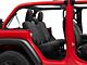 RedRock Custom Fit Front and Rear Seat Covers; Black (18-24 Jeep Wrangler JL 4-Door)