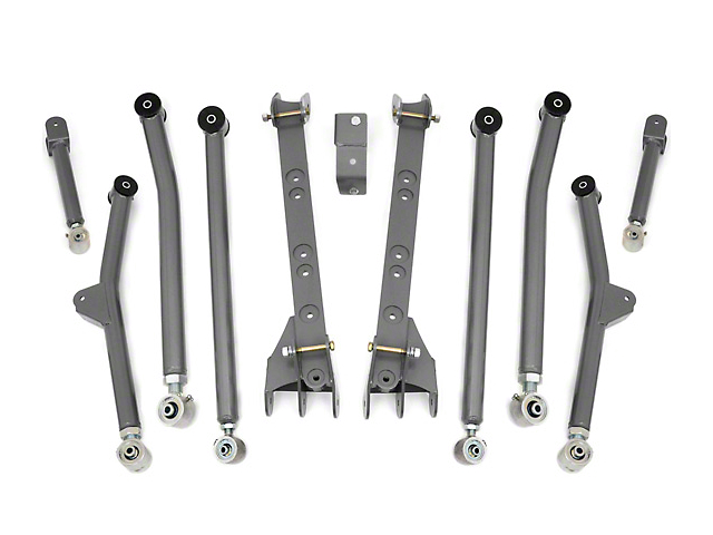 Rough Country Long Arm Upgrade Kit without Shocks (04-06 Jeep Wrangler TJ Unlimited)
