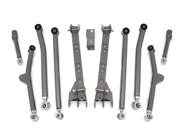 Rough Country Long Arm Upgrade Kit without Shocks (04-06 Jeep Wrangler TJ Unlimited)