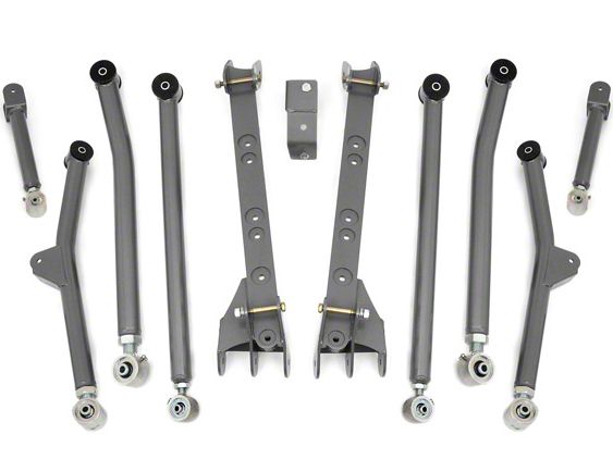 Rough Country Jeep Wrangler Long Arm Upgrade Kit for 4-6 in. Lift ...