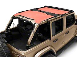 MasterTop ShadeMaker Freedom Mesh Bimini Top Plus; Red (18-24 Jeep Wrangler JL 4-Door)
