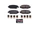 PowerStop Z23 Evolution Sport Carbon-Fiber Ceramic Brake Pads; Rear Pair (18-24 Jeep Wrangler JL Rubicon, Sahara, Excluding 4xe & Rubicon 392)